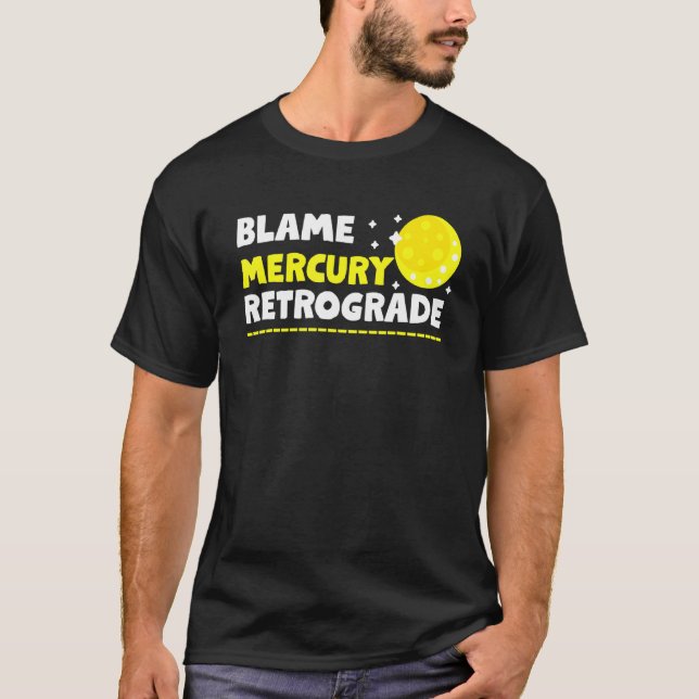 Merkur rückrograde 1 anprangern T-Shirt (Vorderseite)