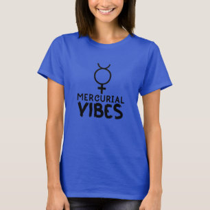 Merkuriale Vibes Esoterische Astrologie Sternzeich T-Shirt