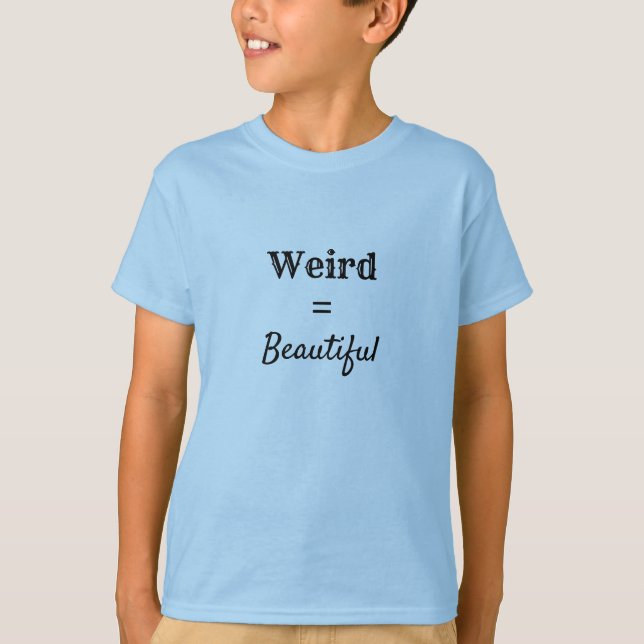 Merkwürdig gleicht Schönes Shirt (Vorderseite)