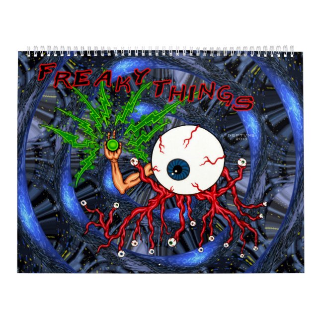 Merkwürdige Dinge Kalender (Titelbild)