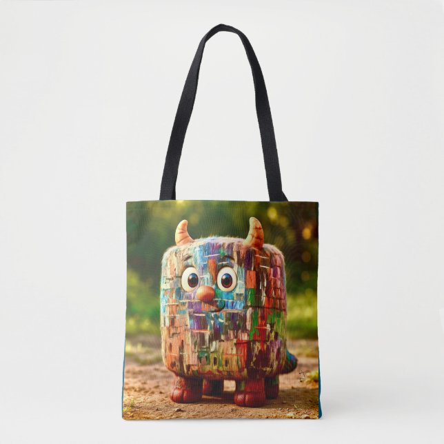 Merkwürdige Freunde – Patchwork-Würfel-Monster Pos (Vorderseite)