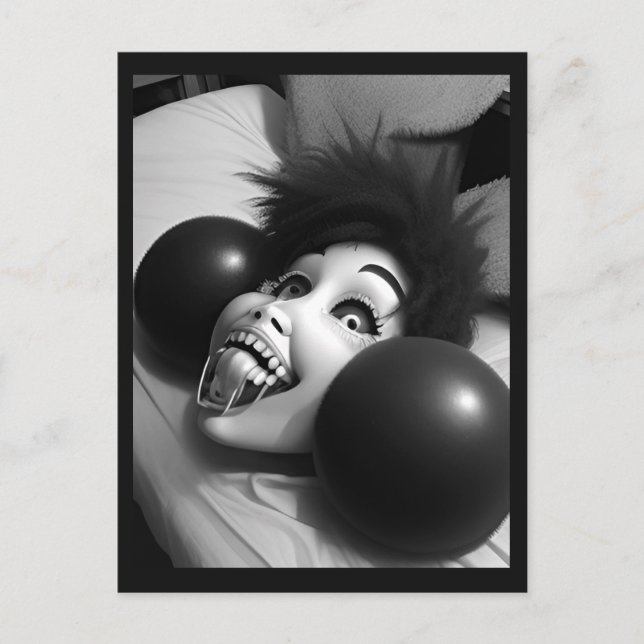 Merkwürdige Kopfpostkarte Postkarte (Vorderseite)