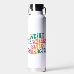 Merkwürdige Lehrer bauen Charakter - farbenfrohe K Trinkflasche