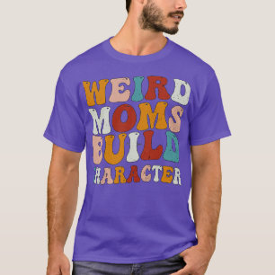 Merkwürdige Mamas erstellen Groovy Retro Gradient  T-Shirt