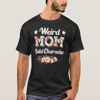 Merkwürdige Mamas erstellen Zeichensatz Muttertag  T-Shirt