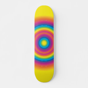 Merkwürdige Rainbow Round-Skateboard Skateboard