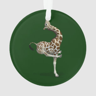 Merkwürdige Sportive Giraffe Ornament