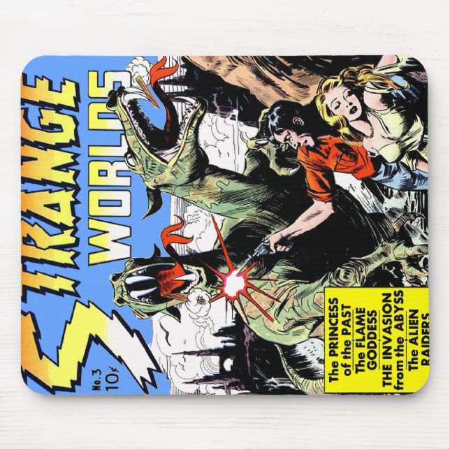 Merkwürdige Welten #3 Mousepad (Vorne)