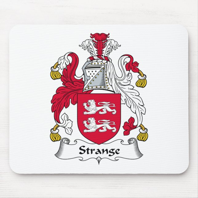 Merkwürdiges Familienwappen Mousepad (Vorne)