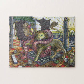 Merkwürdiges Träumerei-Puzzlespiel Puzzle