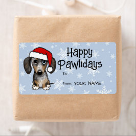 Merle Dapple Dackel Dog Weihnachten bis von Gesche