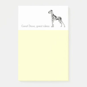 Merle Deutsche Dogge Post-it Klebezettel