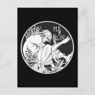 Merlin Aubrey Beardsley Postkarte