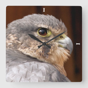 MERLIN FALCON BIRD OF PREY QUADRATISCHE WANDUHR