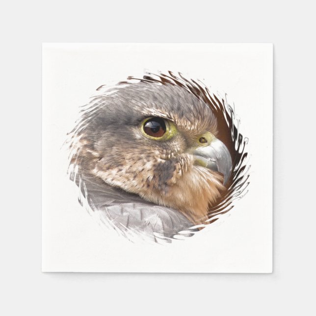 MERLIN FALCON BIRD OF PREY SERVIETTE (Vorderseite)