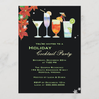 Merlin Holiday Cocktail Party Einladung