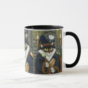 MERLIN-Magier-Zauberer-Katzen-magische Tasse