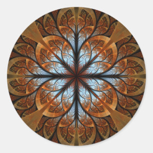 MERLIN Rose Runder Aufkleber