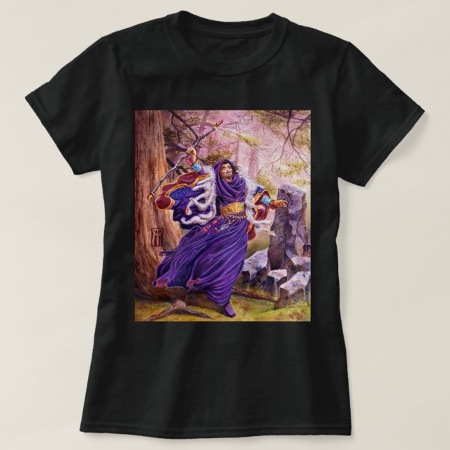 Merlin the Wizard T-Shirt (Design vorne)