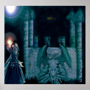 Merlin und der Drache Poster