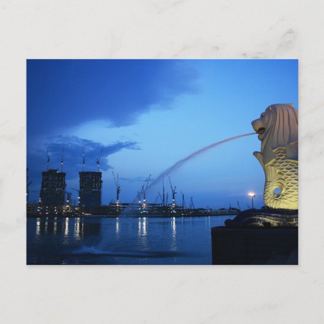 Merlion Postkarte (Vorderseite)