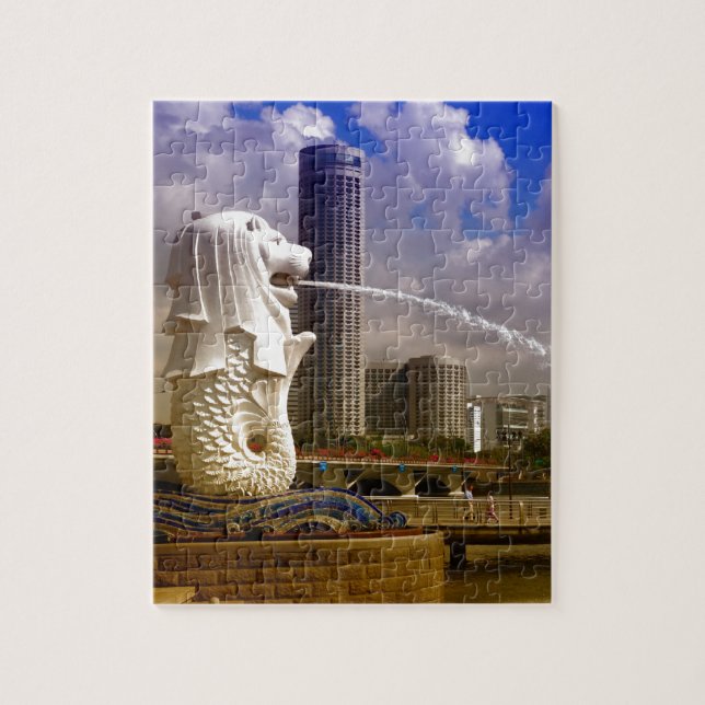 Merlion, Singapur Puzzle (Vertikal)