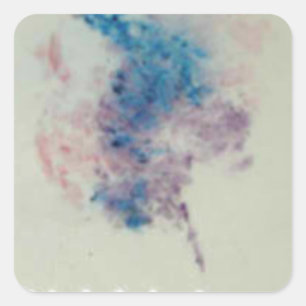 "Merlot #1" Quadratischer Aufkleber