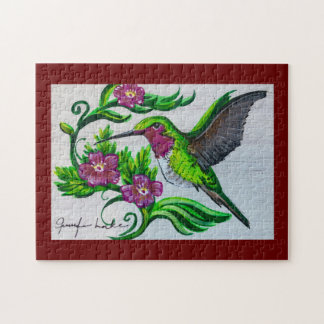 Merlot Hummingbird Puzzle
