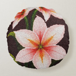 Merlot Radiance Lily Rundes Kissen