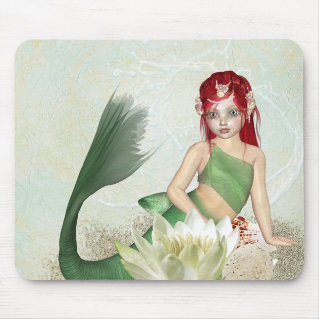 Mermaid-1301877 Mousepad (Vorne)