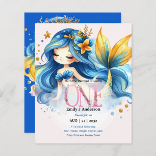 Mermaid 1. Geburtstag Messe Geburtstag