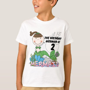 Mermaid 2. Geburtstag Tshirts und Geschenke
