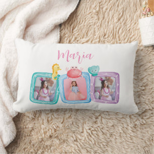 Mermaid 3 Foto Collage Kid Lendenkissen