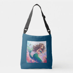 Mermaid 3 tragetaschen mit langen trägern