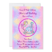 Mermaid 4. Geburtstag Ändern Text anpassen