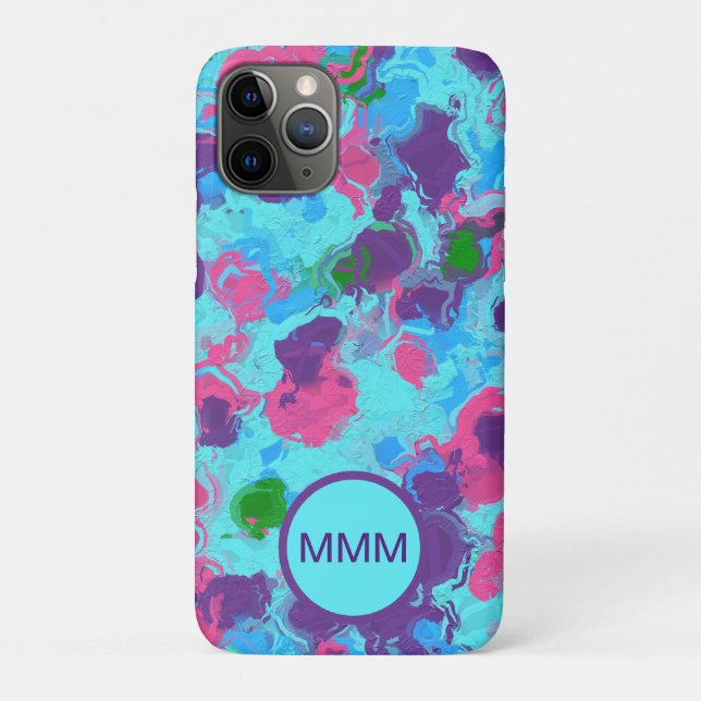 Mermaid Abstrakt Spritzer Case-Mate iPhone Hülle (Rückseite)