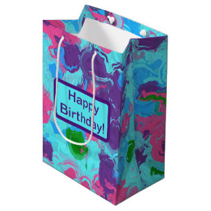 Mermaid Abstrakt Spritzer Mittlere Geschenktüte