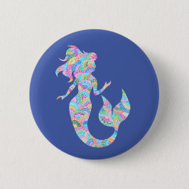 Mermaid-Abzeichen Button