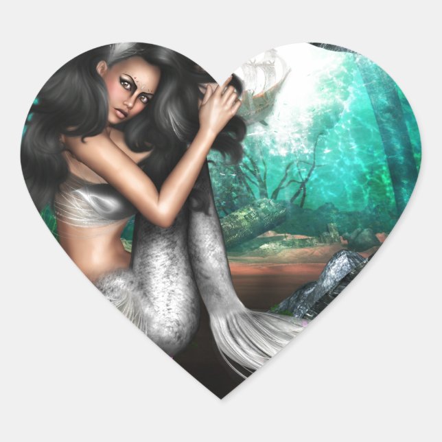 Mermaid Allure Stickers (Vorderseite)