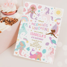 Mermaid and Unicorn Magical Birthday Party