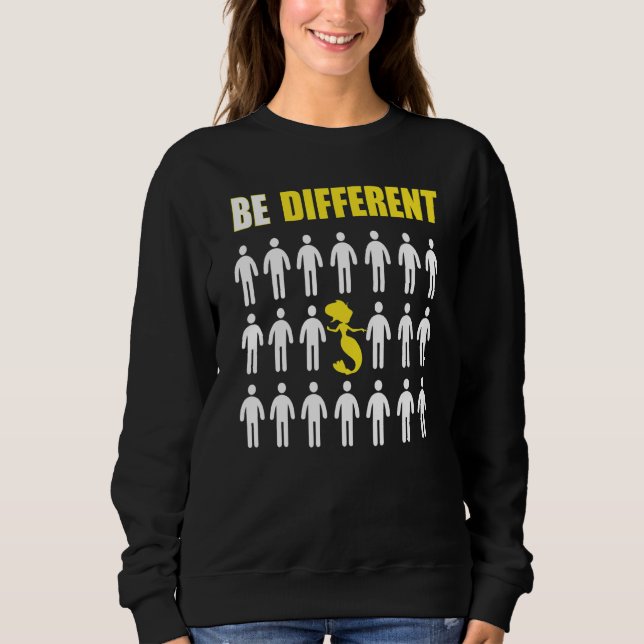Mermaid anders inspirieren sweatshirt (Vorderseite)