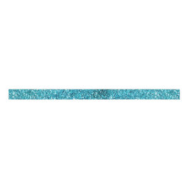 Mermaid Aqua Glitz Glitzer Ripsband
