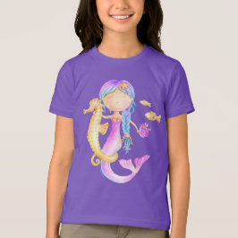 Mermaid Aquarell Art T - Shirt