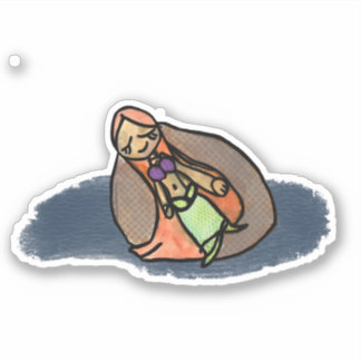 Mermaid-Aufkleber Aufkleber