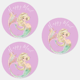 Mermaid Baby Dusche Mutter zu sein Etiketten