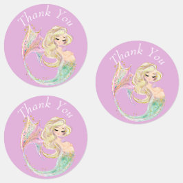 Mermaid Baby Duschmutter zu den Etiketten rosa