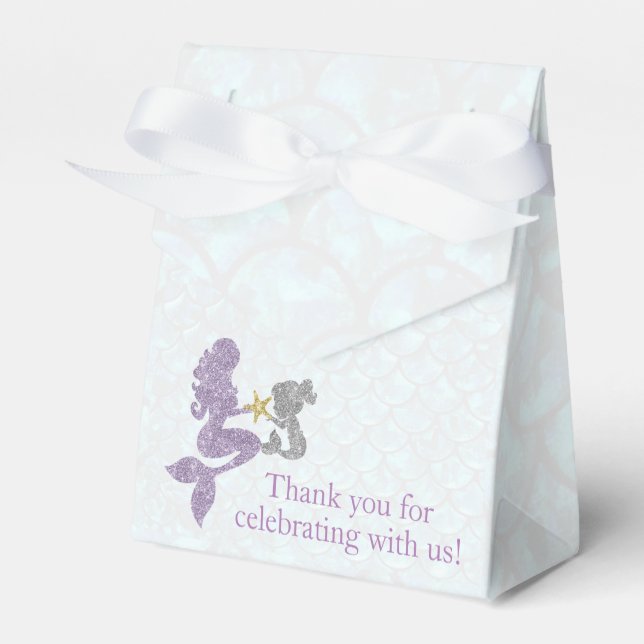 Mermaid Baby Showbox Geschenkschachtel (Vorderseite)