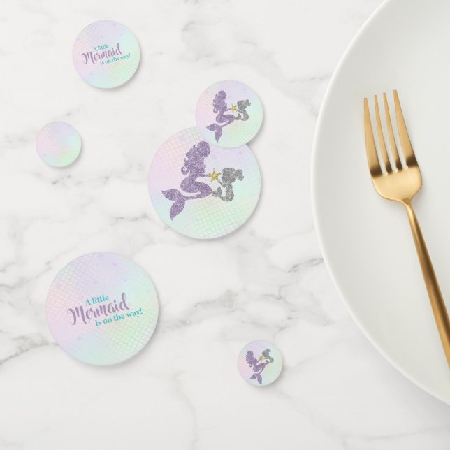 Mermaid Baby Shower Confetti Konfetti (Gruppe)