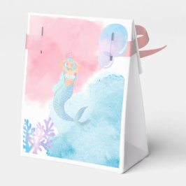 Mermaid Baby Shower Einladung Geschenkschachtel