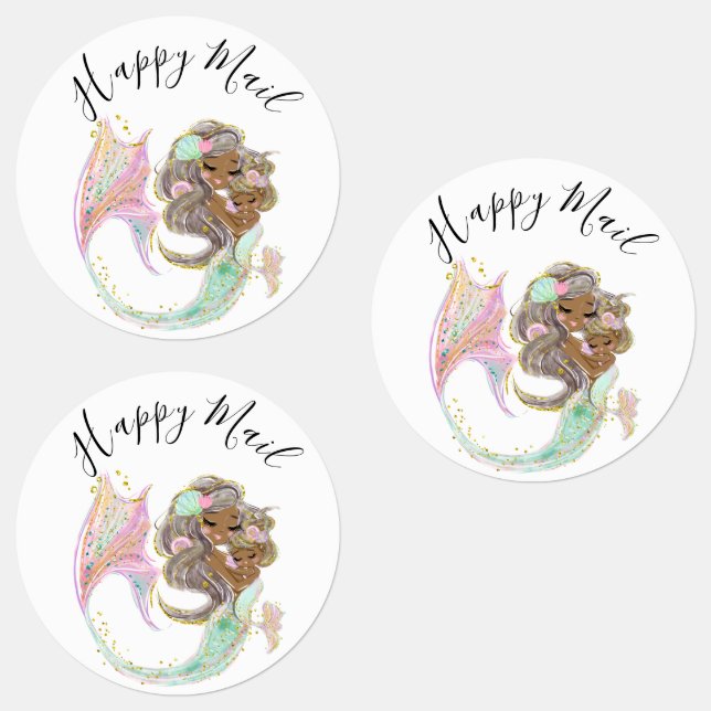 Mermaid Baby Shower nautisch Etiketten (Gruppe)